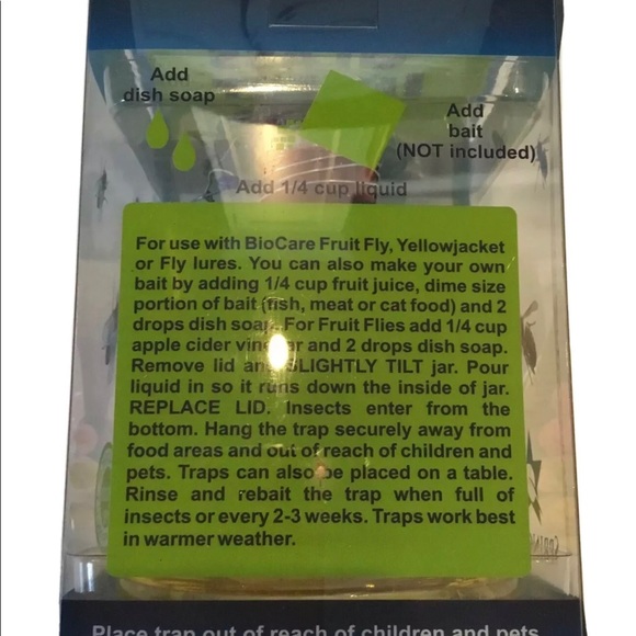 Bio Care Flying Insect Glass Trap New Prepper SHTF Grid Down - Picture 4 of 5